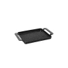 CHASSEUR Grills|Gril en Fonte rectangulaire 42 x 24 cm Noir Mat