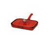 CHASSEUR Grills|Gril Panini en Fonte 36 x 25 cm Rubis