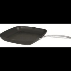 CRISTEL Grills|Poêles|Grill Carré Castel'Pro 28 cm Poignée Fixe Ultralu