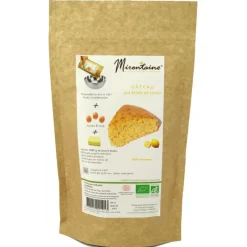 MIRONTAINE Produits Bio|Préparation Pâtisserie|Gâteau BIO aux Eclats de Citron 306g
