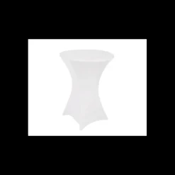 LYROSE Mobilier Restaurant|Housse pour Mange-Debout Blanche Congrès