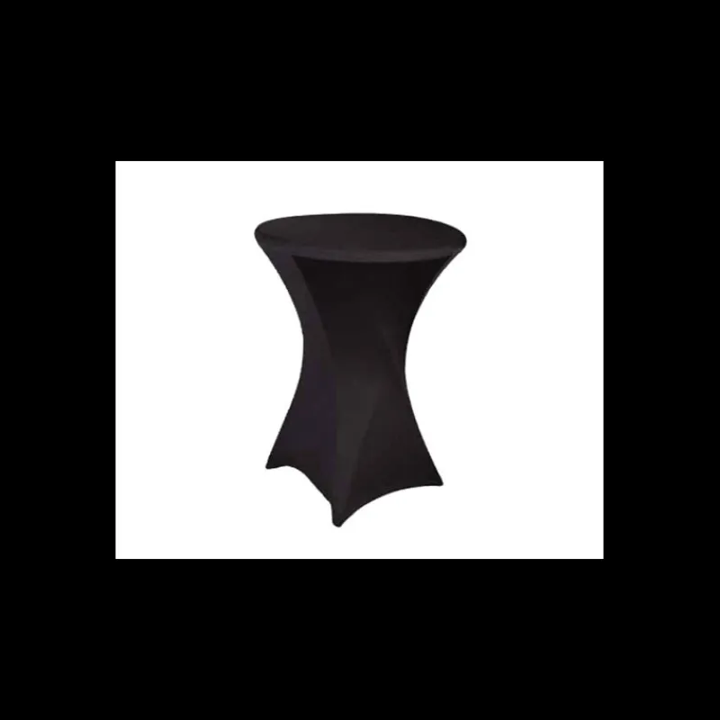 LYROSE Mobilier Restaurant|Housse pour Mange-Debout Noire Congrès