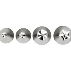 WILTON Douilles Pâtisserie|Kit 4 Douilles Pâtissières Inox Fleurs