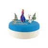 GATODECO Décoration Gâteau|Kit Décor Gâteau La Reine des Neiges Anna et Olaf (5 pièces)