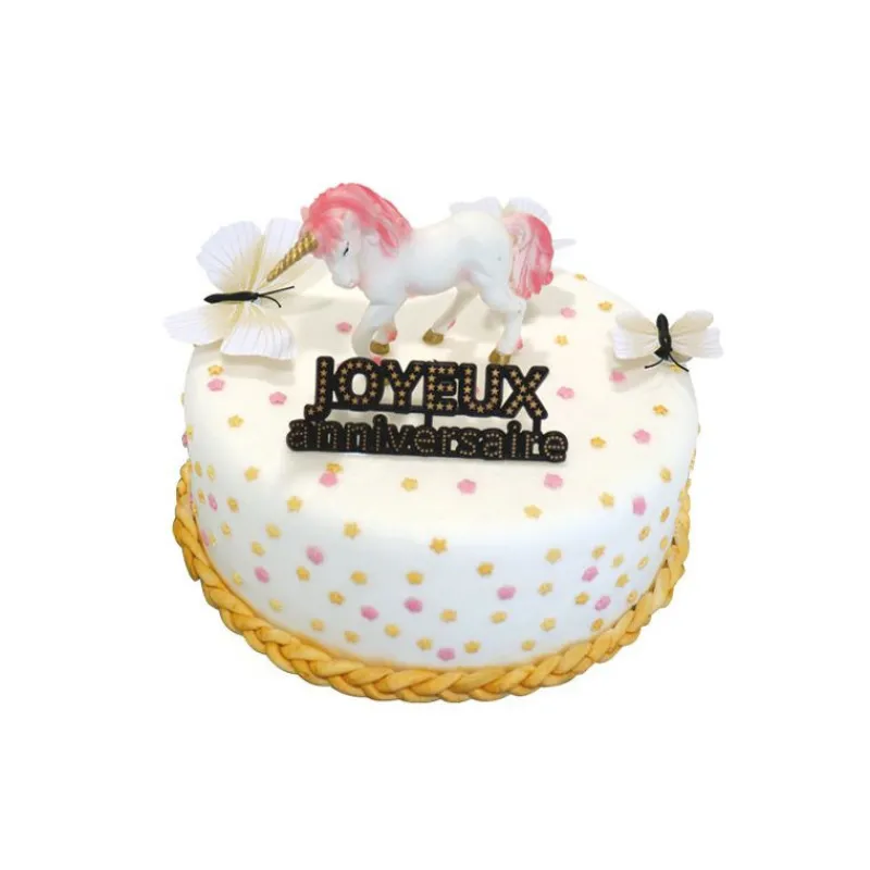 GATODECO Décoration Gâteau|Kit Décor Gâteau Licorne (5 pièces)