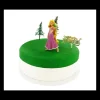 GATODECO Décoration Gâteau|Kit Décor Gâteau Princesse Raiponce (5 pièces)