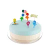 GATODECO Décoration Gâteau|Kit Décor Gâteau Titi Surfeur (7 pièces)