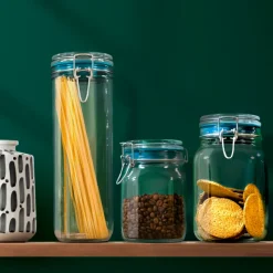 AIRTENDER Machine Sous Vide|Conservation|Kit de Mise Sous-Vide 3 Bocaux Kilner 1 L avec Couvercles et Pompe