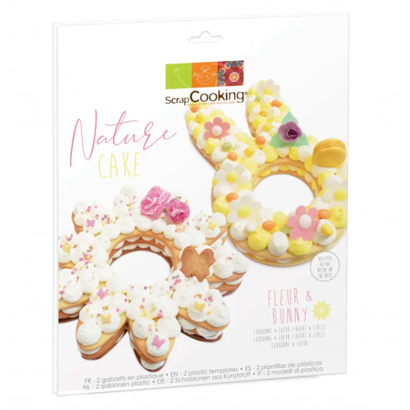 SCRAPCOOKING Ustensiles Décor Gâteau|Kit Flower Cake et Bunny Cake Scpracooking