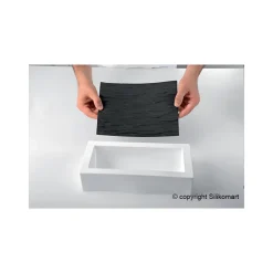 SILIKOMART Moule Silicone|Kit Moule à bûche et Tapis Décor Arabesque Professional