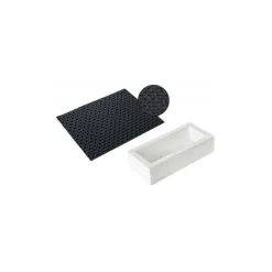 SILIKOMART Moule Silicone|Kit Moule à Bûche et Tapis Décor Pois Professional