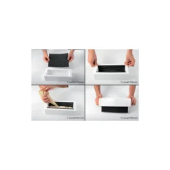 SILIKOMART Moule Silicone|Kit Moule à Bûche et Tapis Décor Pois Professional