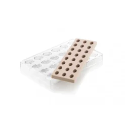 SILIKOMART Moules À Chocolat|Kit Moule Chocolat Ovale avec Insert (x24) Chocado