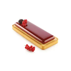 SILIKOMART Moule Silicone|Moules À Gâteaux|Kit Moule Silicone 1 Tarte Rectangle 265mm Professional
