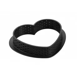 SILIKOMART Moule Silicone|Moules À Gâteaux|Kit Moule Silicone 8 Tartelettes Cœur 8 x 7 cm Professional