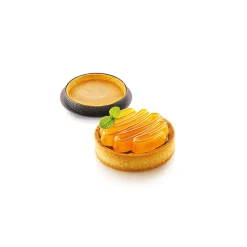 SILIKOMART Moule Silicone|Moules À Gâteaux|Kit Moule Silicone 8 Tartelettes Ø 80mm Saint Honoré Professional