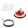 SILIKOMART Moule Silicone|Moules À Gâteaux|Kit Moule Silicone 2 Tartes Ø 150mm Professional