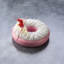 PAVONI Moule Silicone|Moules À Gâteaux|Kit Moule Silicone Rond Corolla Ø 18 cm x H 6,1 cm