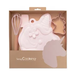 SCRAPCOOKING Fouets De Cuisine|Spatules|Kit Pâtisserie Enfants Licorne