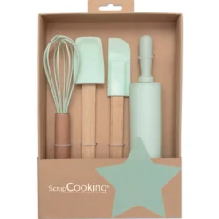 SCRAPCOOKING Fouets De Cuisine|Spatules|Kit Pâtisserie Enfants