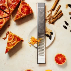 MICROPLANE Zesteur|Râpe À Légumes|Lame Double Zesteur et Gros Grains