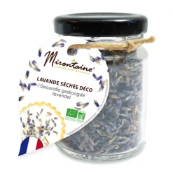 MIRONTAINE Produits Bio|Lavande Séchée Comestible Bio 9,5 g