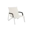 GROSFILLEX Mobilier Lounge|Mobilier Terrasse Restaurant|Lot 2 Accoudoirs pour Fauteuil Conversationnel Bronze Sunset