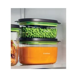 FOODSAVER Machine Sous Vide|Conservation|Lot 2 Boîtes Alimentaires Sous Vide Fraîcheur & Marinade 0.7L + 1.2L