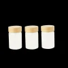 PEBBLY Conservation|Lot 3 Pots en Verre et Bambou 75 ml