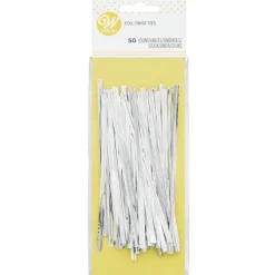 WILTON Conservation|Emballage Alimentaire|Lot Attaches pour Sachet Alimentaire (x50)