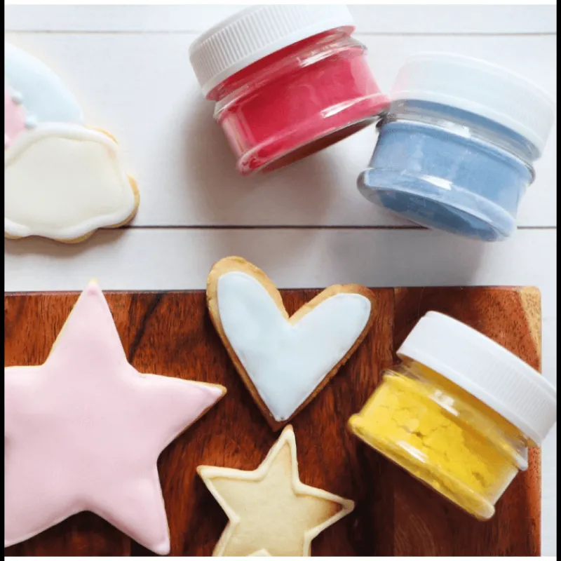 SCRAPCOOKING Colorants Alimentaires|Lot de 3 Colorants Alimentaires d'Origine Naturelle Bleu, Rose, Jaune