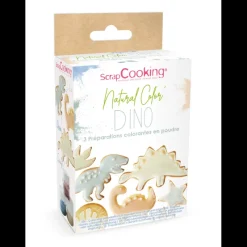 SCRAPCOOKING Colorants Alimentaires|Lot de 3 Colorants Alimentaires d'Origine Naturelle Bleu, Vert, Beige