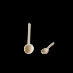 PEBBLY Maryses Et Cuillères|Lot de 2 Cuillères Doseuses en Bambou 5 et 15 ml