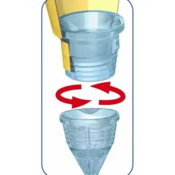 MATFER Douilles Pâtisserie|Lot de 2 Douilles petits fours PF10 Interchangeables