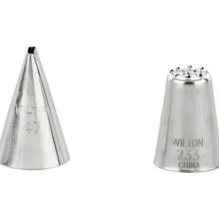 WILTON Douilles Pâtisserie|Lot de 2 Douilles Pâtissières n°047 et n°233