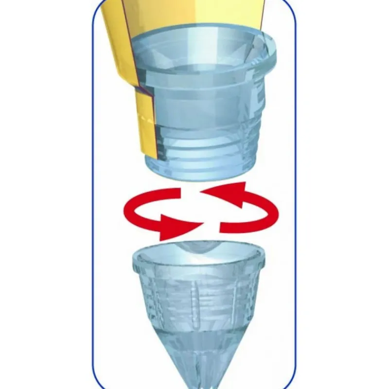 MATFER Douilles Pâtisserie|Lot de 2 Douilles unies U3 4 mm Interchangeables