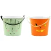 FUNCAKES Vaisselle|Emballage Alimentaire|Lot de Seaux à Friandises Halloween Partydeco (x2)