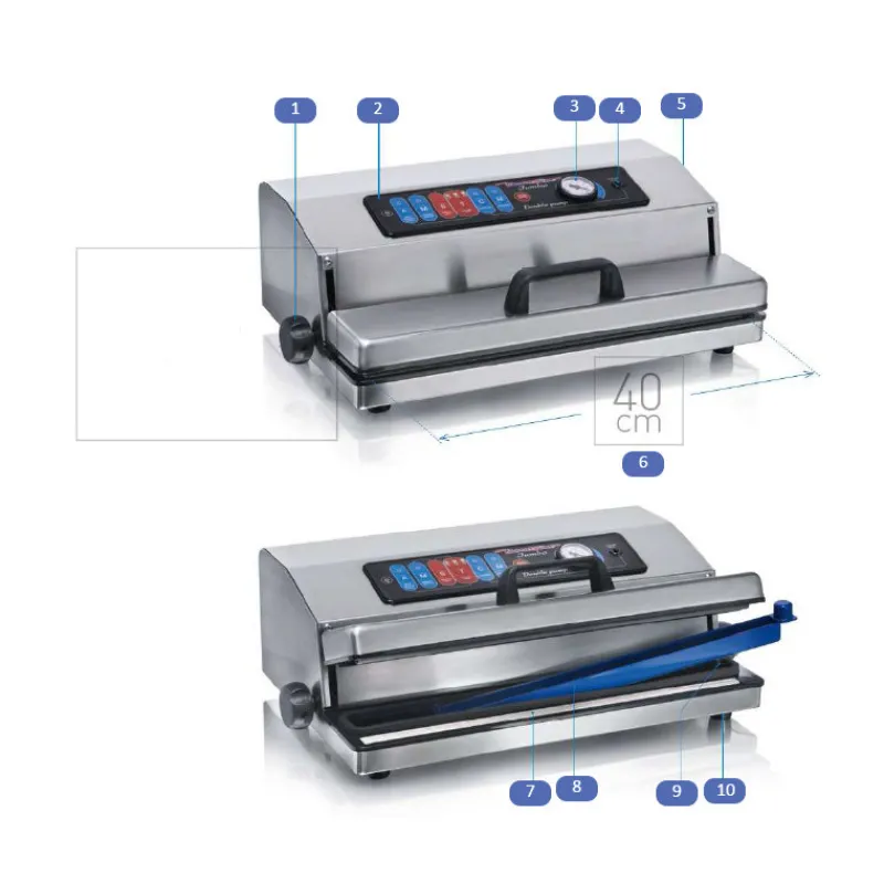 MAGIC VAC Préparation|Machine Sous Vide|Machine à emballer sous vide JUMBO