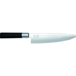 KAI Couteau De Chef|Couteau Santoku|Mallette 5 Couteaux de Cuisine Japonais Wasabi Black