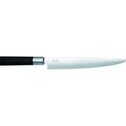 KAI Couteau De Chef|Couteau Santoku|Mallette 5 Couteaux de Cuisine Japonais Wasabi Black