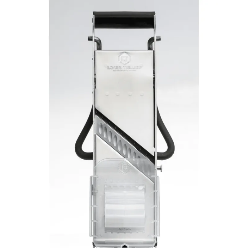 BRON-COUCKE Mandoline De Cuisine|Mandoline Professionnelle Compact-PRO Inox 2 Peignes Effileurs Bron Coucke