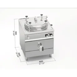 BERTOS Chaud|Marmite Electrique 150L Autoclave Berto's