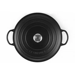 LE CREUSET Marmites|Marmite en Fonte 32 cm Noir Mat Signature