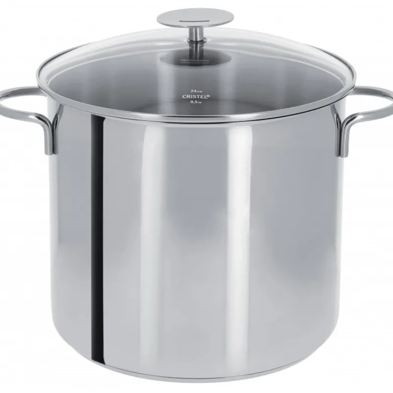 CRISTEL Marmites|Marmite Mutine Ø 22 cm Manche Fixe Inox