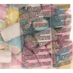 FINI Produits Sans Gluten|Confiserie|Marshmallow Roulés 1 kg Bonbons Sans Gluten