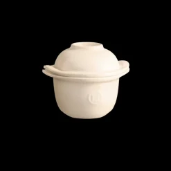 EMILE HENRY Servir, Présenter|Plat De Cuisson|Mini Cocotte Coquetier en Céramique Ø 14 cm Argile