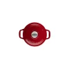 CHASSEUR Cocotte En Fonte|Mini Cocotte en Fonte Ronde 10 cm Rouge