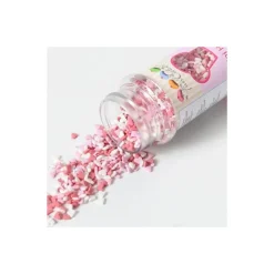 FUNCAKES Décoration Comestible|Mini Coeurs en sucre Rose/Rouge/Blanc 60g