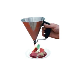 DE BUYER Entonnoir À Piston|Mini Entonnoir à Piston Inox Noir KWIK