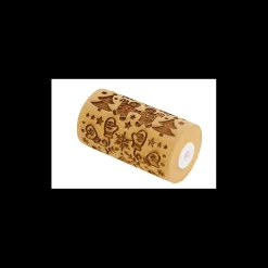 SCRAPCOOKING Ustensiles Pâtisserie|Mini Rouleau à Pâtisserie Empreinte Pain d'Epices 7 cm